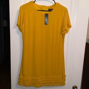 Lulus golden dress